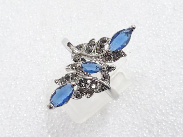 COLORED STONE FASHION RING / JP SIZE 23.5